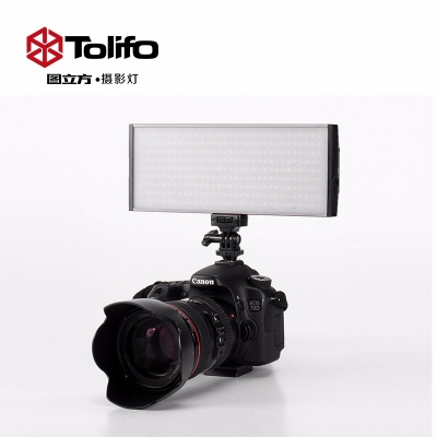 Tolifo圖立方PT-30B PRO魅影LED攝像補光機頂燈雙調(diào)光
