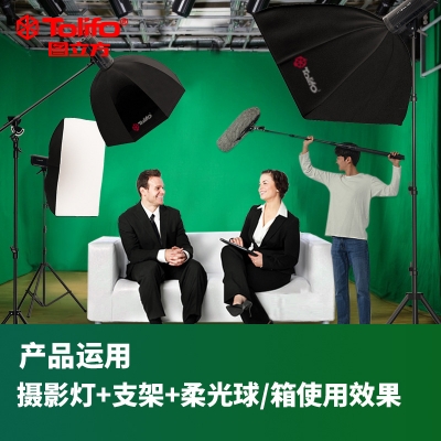 攝影補光燈常亮太陽聚光燈照相直播打光影視COB攝影燈SK-1500L Plus